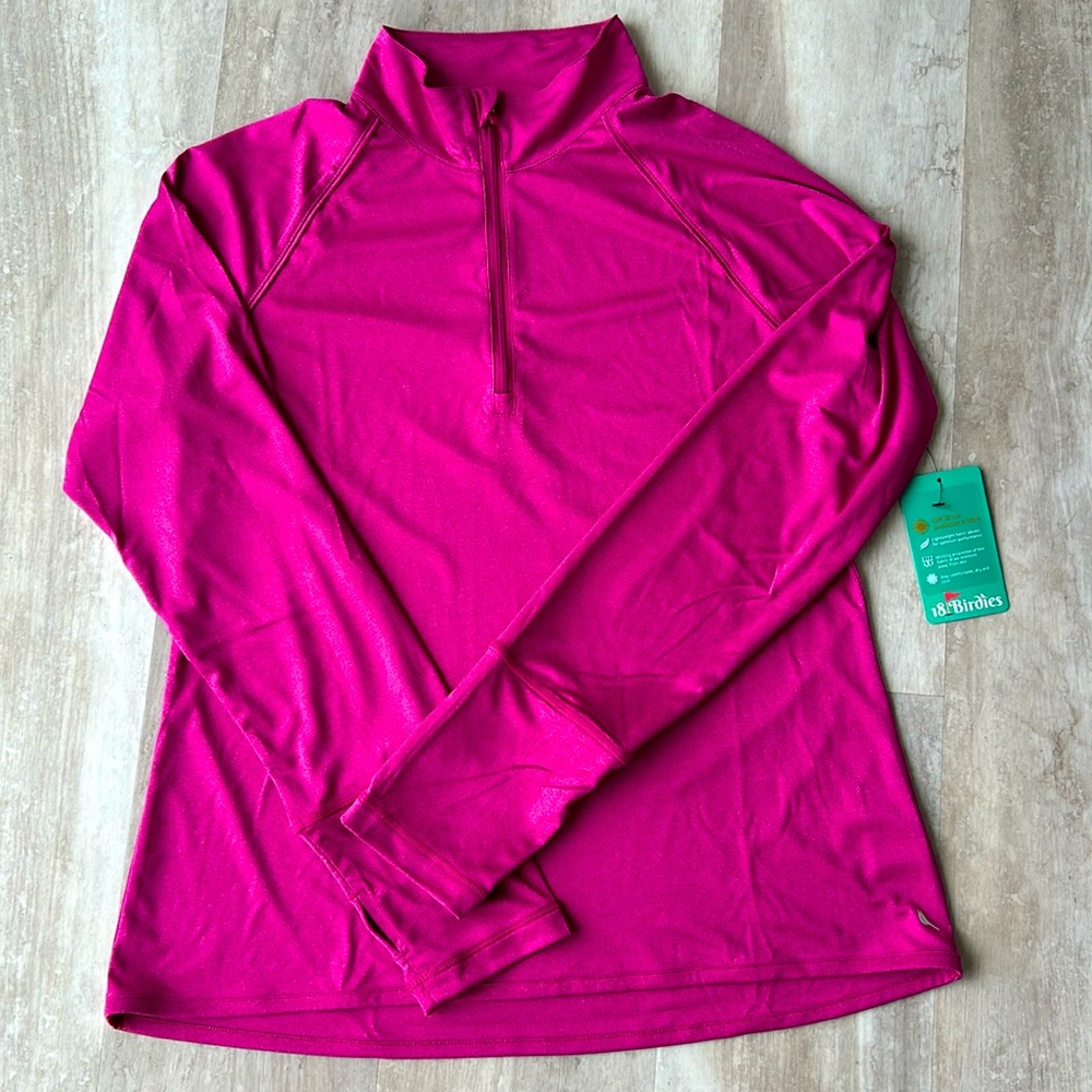 NWT 18 Birdies Golf Quarter Zip